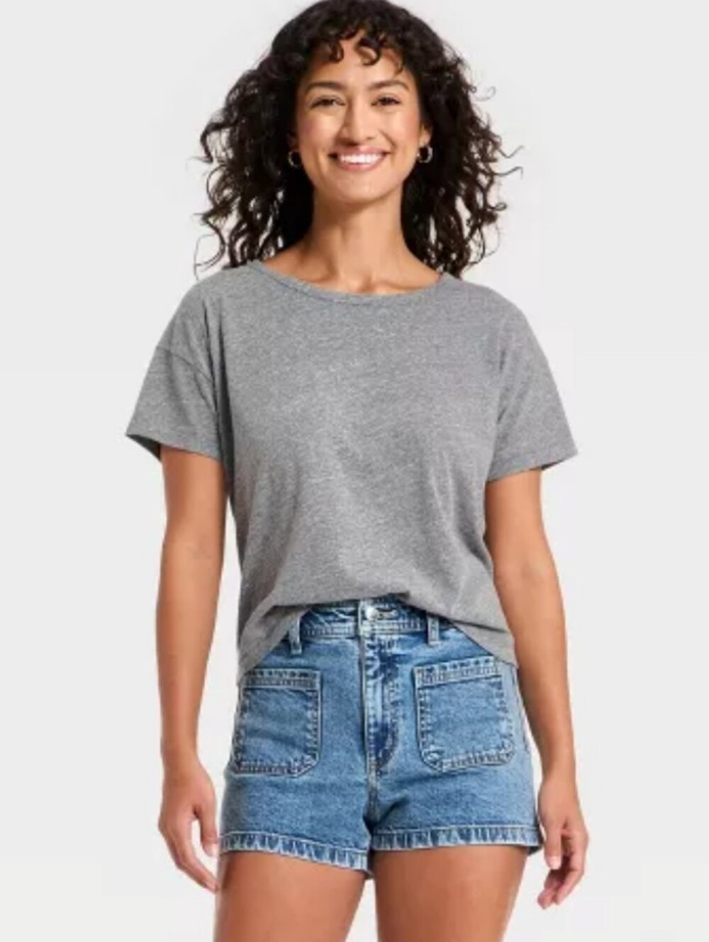 NWT 4 Universal Thread Heather Grey T-shirts Size Small